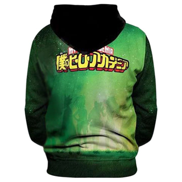 My Hero Academia All Might Cosplay Izuku Midoriya Sudadera con Capucha para Adultos Unisex